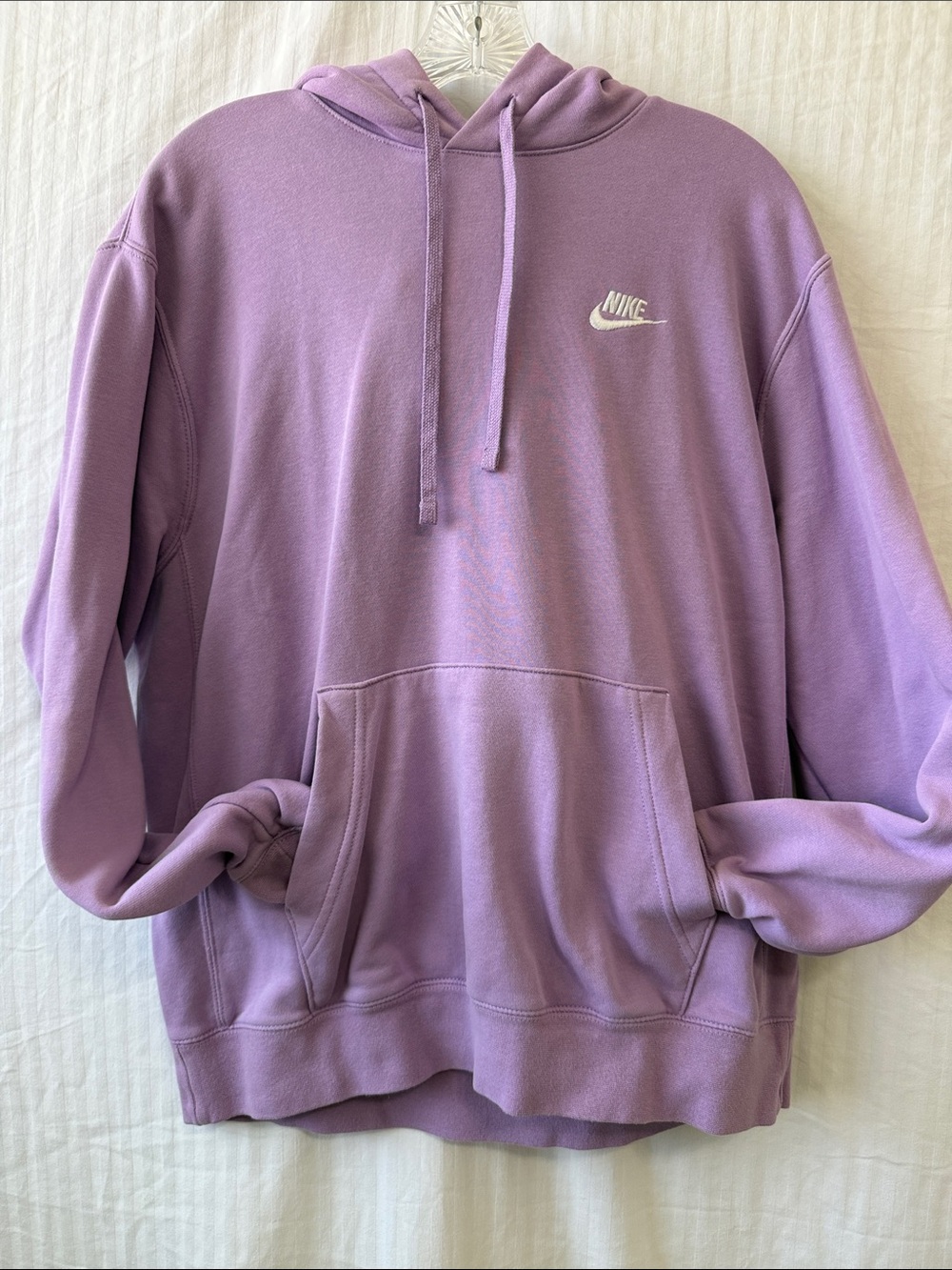 Nike Purple Lavender Hoodie with White Logo